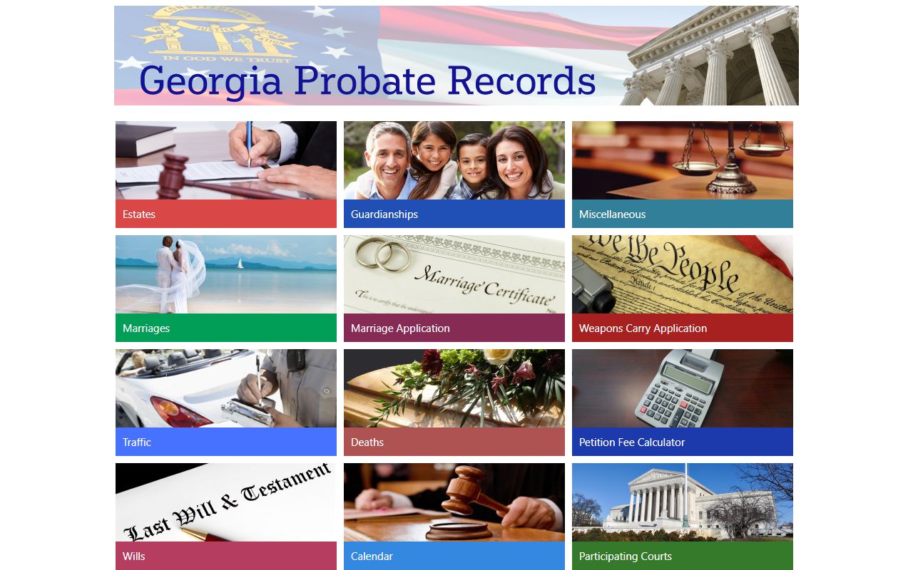Brantley County probate records Georgia Probate Records portal