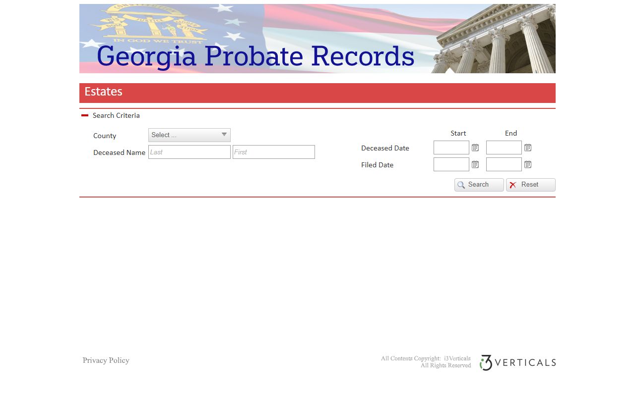 Brantley County probate records estate search module