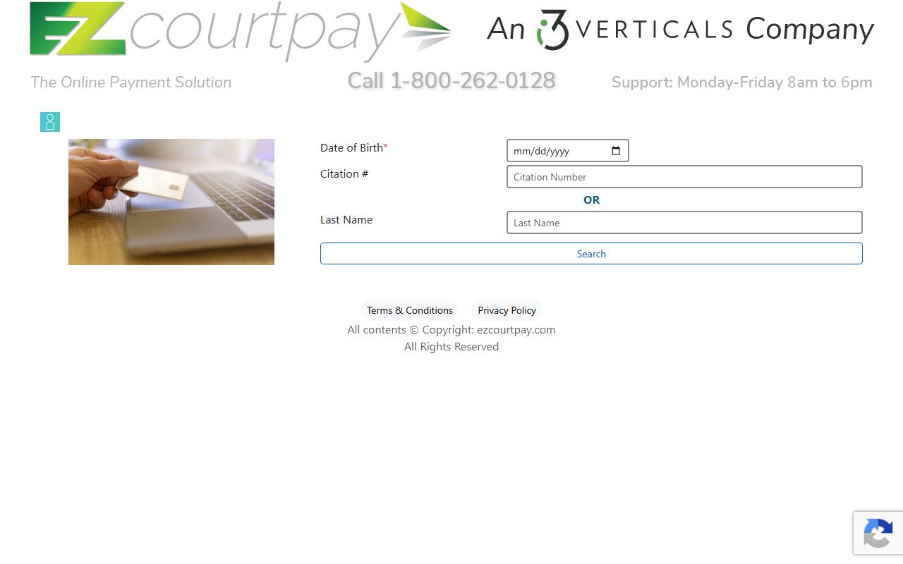 Brantley County traffic court records EZ Court Pay citation lookup fields